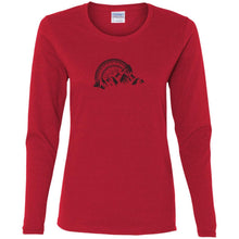 Rockland Rock Crawlers G540L Gildan Ladies' Cotton LS T-Shirt