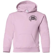 ASJC black logo 2-sided print G185B Gildan Youth Pullover Hoodie