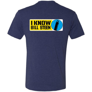 S7S white logo Bill Steen 2-sided print NL6010 Men's Triblend T-Shirt