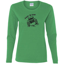 Juiced Up Jeeps G540L Gildan Ladies' Cotton LS T-Shirt