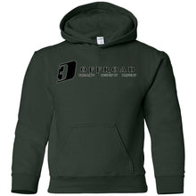 D3 Offroad white border G185B Gildan Youth Pullover Hoodie