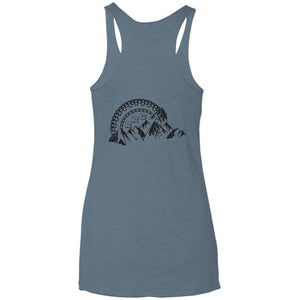 RRC 2-sided print NL6733 Next Level Ladies' Triblend Racerback Tank