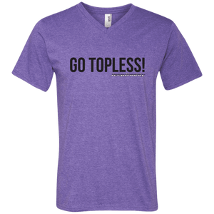 JeepDaddy Go Topless V-Neck T-Shirt