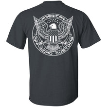 American Offroad Customs Horizontal white 2-sided print G500 5.3 oz. T-Shirt