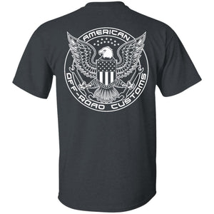 American Offroad Customs Horizontal white 2-sided print G500 5.3 oz. T-Shirt