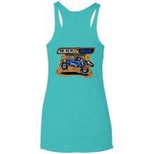 BB&M Team Indiana front 2-sided print NL6733 Next Level Ladies' Triblend Racerback Tank