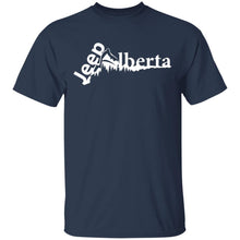 Jeep Alberta white logo G500 Gildan 5.3 oz. T-Shirt