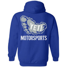 Yeti Motorsports logo 2-sided print G185 Gildan Pullover Hoodie 8 oz.
