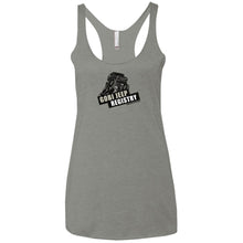 Gobi Jeep Registry Logo NL6733 Next Level Ladies' Triblend Racerback Tank
