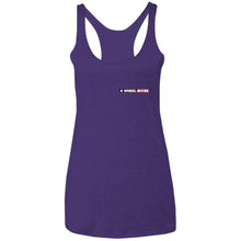 4 Wheel More 2-sided print NL6733 Next Level Ladies' Triblend Racerback Tank