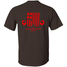 ASJC 2-sided print with Freedom flag on back G200 Gildan Ultra Cotton T-Shirt