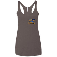B&B Motorsports 2-sided print (Team Indiana back) NL6733 Next Level Ladies' Triblend Racerback Tank