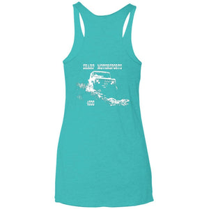 Sharp Motorsports 2-sided print NL6733 Next Level Ladies' Triblend Racerback Tank