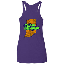 B&B Motorsports 2-sided print (Team Indiana back) NL6733 Next Level Ladies' Triblend Racerback Tank