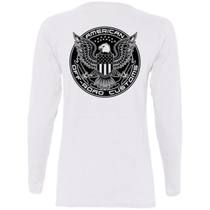 AmericanOffroadCustoms Horizontal G540L Ladies' Cotton LS T-Shirt