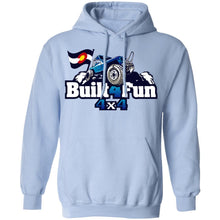 Built4Fun blue G185 Gildan Pullover Hoodie 8 oz.