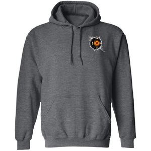 Black 17 2-sided print G185 Gildan Pullover Hoodie 8 oz.