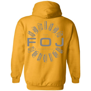 FOJ 2-sided print G185 Gildan Pullover Hoodie 8 oz.