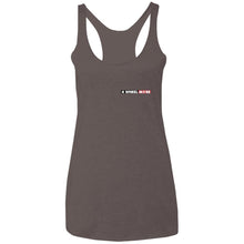 4 Wheel More 2-sided print NL6733 Next Level Ladies' Triblend Racerback Tank