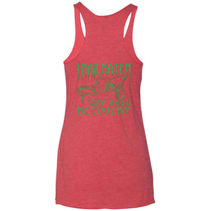 Moab Motorsports Trailmater 2-sided print NL6733 Next Level Ladies' Triblend Racerback Tank