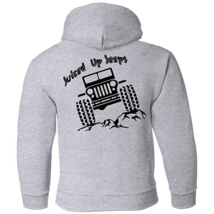 Juiced Up Jeeps G185B Gildan Youth Pullover Hoodie