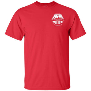 ASJC 2-sided print with Freedom flag on back G200 Gildan Ultra Cotton T-Shirt
