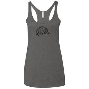 Rockland Rock Crawlers NL6733 Next Level Ladies' Triblend Racerback Tank