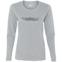 AmericanOffroadCustoms Horizontal G540L Ladies' Cotton LS T-Shirt