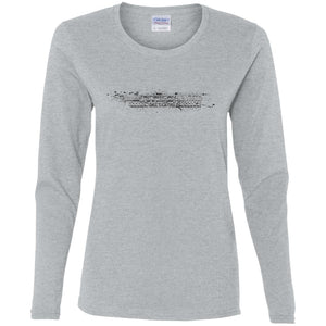 AmericanOffroadCustoms Horizontal G540L Ladies' Cotton LS T-Shirt