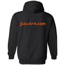 John's 4x4 tread print logo 2-sided print G185 Pullover Hoodie 8 oz.