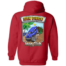 San Diego jeep club 2-sided print G185 Gildan Pullover Hoodie 8 oz.