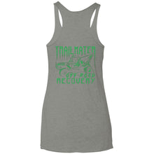 Moab Motorsports Trailmater 2-sided print NL6733 Next Level Ladies' Triblend Racerback Tank