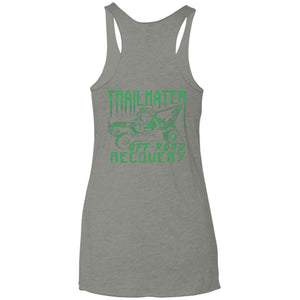Moab Motorsports Trailmater 2-sided print NL6733 Next Level Ladies' Triblend Racerback Tank
