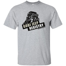 Gobi Jeep Registry Logo G200B Gildan Youth Ultra Cotton T-Shirt