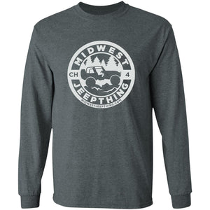 MWJT CH white logo G240 LS Ultra Cotton T-Shirt