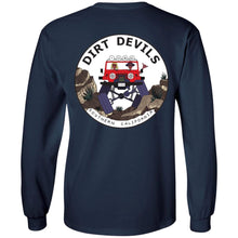 Dirt Devils Jeep Club 2-sided print G240 LS Ultra Cotton T-Shirt