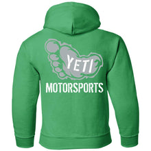 Yeti Motorsports logo 2-sided print G185B Gildan Youth Pullover Hoodie