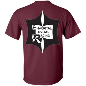 E-Mortal Racing 2-sided print G200 Gildan Ultra Cotton T-Shirt