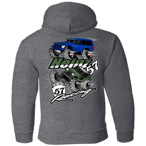 H57 Racing 2-sided print G185B Gildan Youth Pullover Hoodie