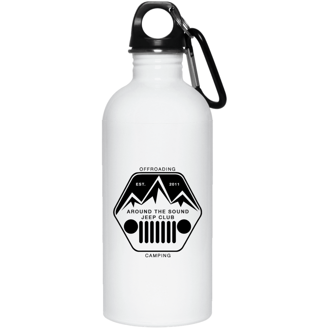 ASJC 23663 20 oz. Stainless Steel Water Bottle