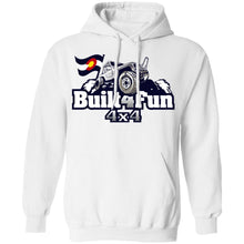 Built4Fun grey G185 Gildan Pullover Hoodie 8 oz.