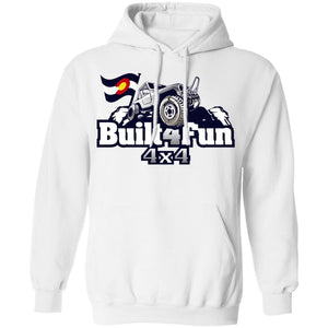 Built4Fun grey G185 Gildan Pullover Hoodie 8 oz.