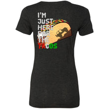 Jeep Paparazzi gray 2-sided print NL6710 Ladies' Triblend T-Shirt