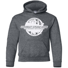 CCVOA white logo G185B Gildan Youth Pullover Hoodie