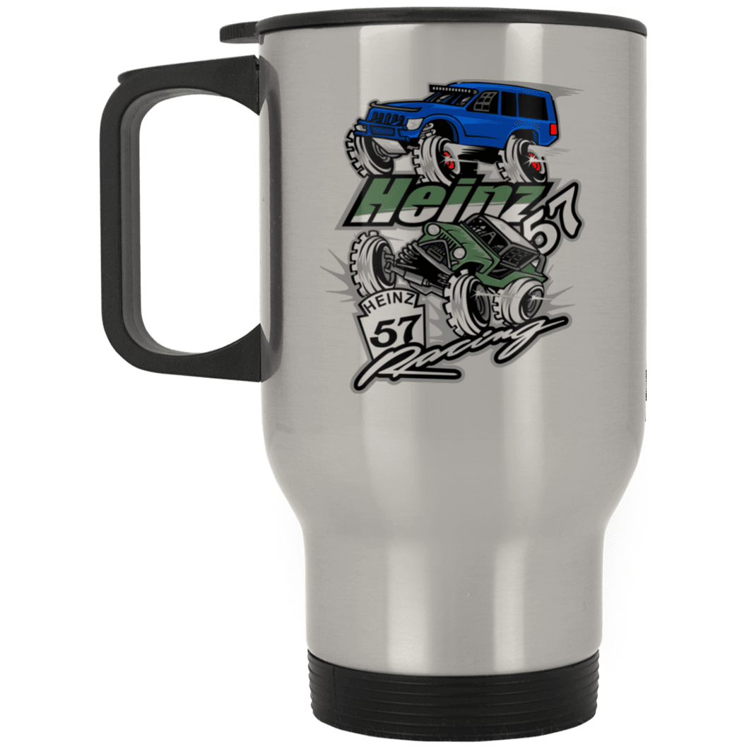 H57 Racing XP8400S Silver Stainless Travel Mug
