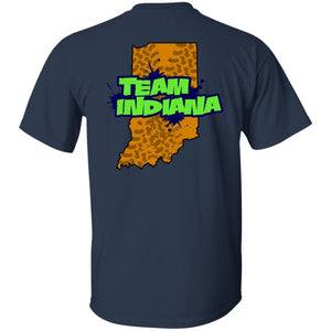 B&B Motorsports 2-sided print (Team Indiana back) G500B Gildan Youth 5.3 oz 100% Cotton T-Shirt