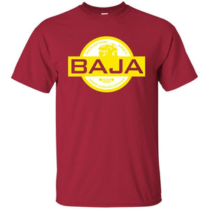 BAJA white & yellow logo G200 Gildan Ultra Cotton T-Shirt