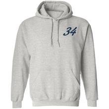 Yeti Motorsports blue logo 2-sided print G185 Gildan Pullover Hoodie 8 oz.