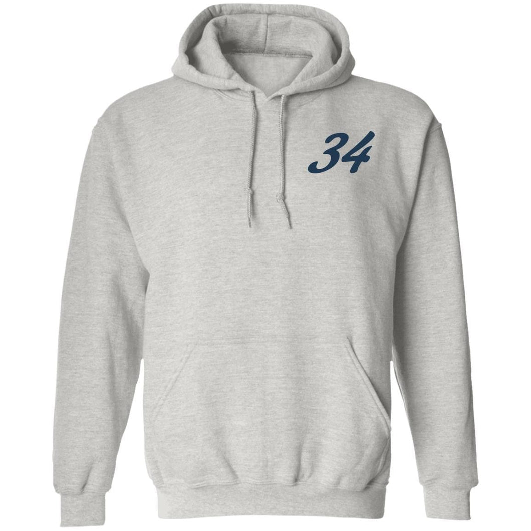 Yeti Motorsports blue logo 2-sided print G185 Gildan Pullover Hoodie 8 oz.