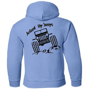 Juiced Up Jeeps G185B Gildan Youth Pullover Hoodie